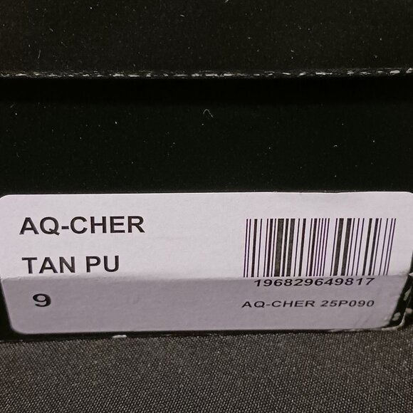 Aqua Tan Block Heel Sandals - Picture 11 of 11